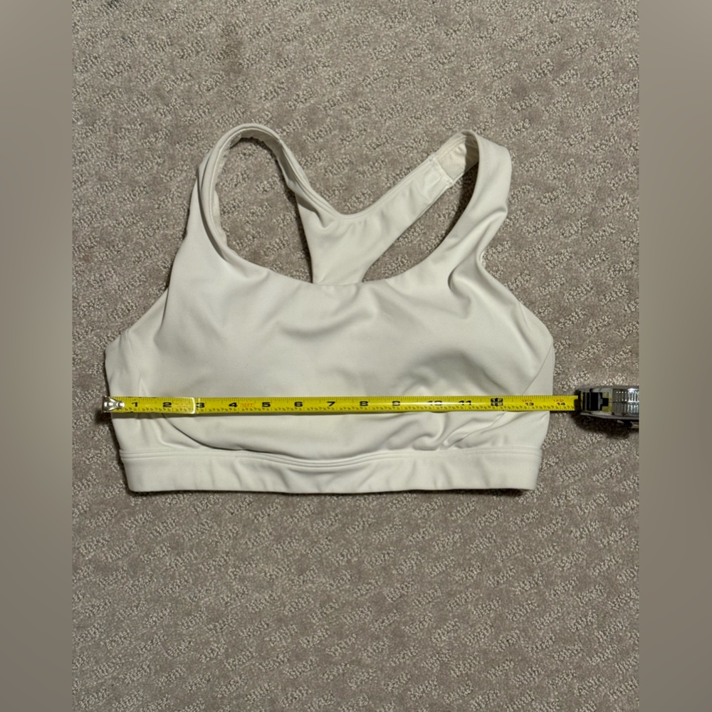 Athleta Sports Bra - White, Size S (Tags Removed), Minimalist Support - Picture 5 of 5